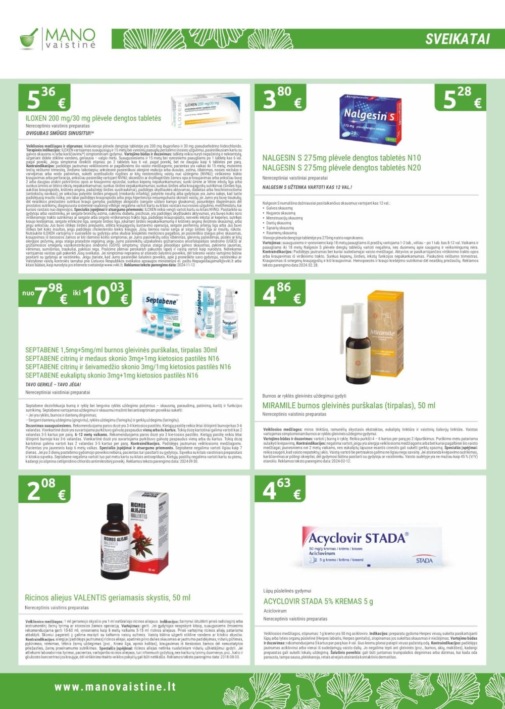 MANO VAISTINĖ (2026 01 01 - 2026 01 31) | 4