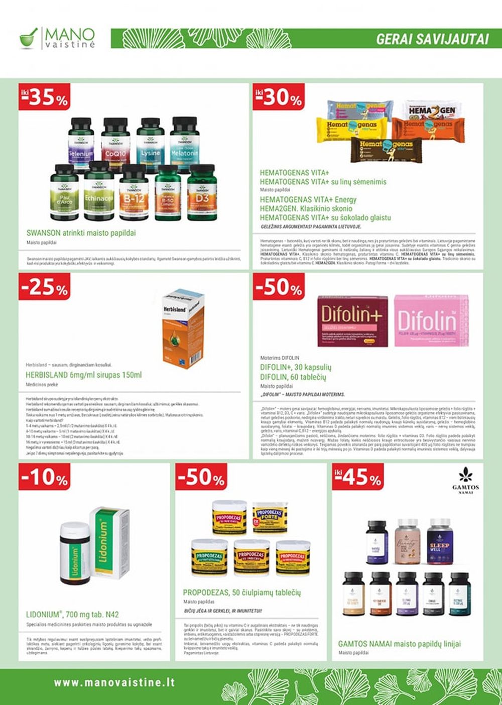 MANO VAISTINĖ (2026 01 01 - 2026 01 31) | 10