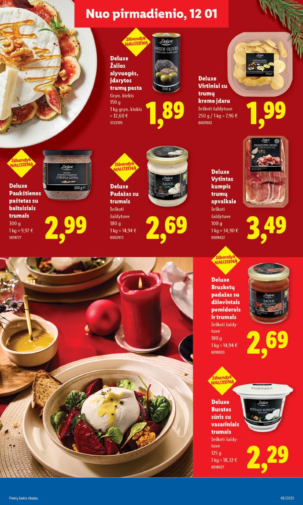 LIDL - Maisto prekių pasiūlymai (2025 12 01 - 2025 12 07) | 13