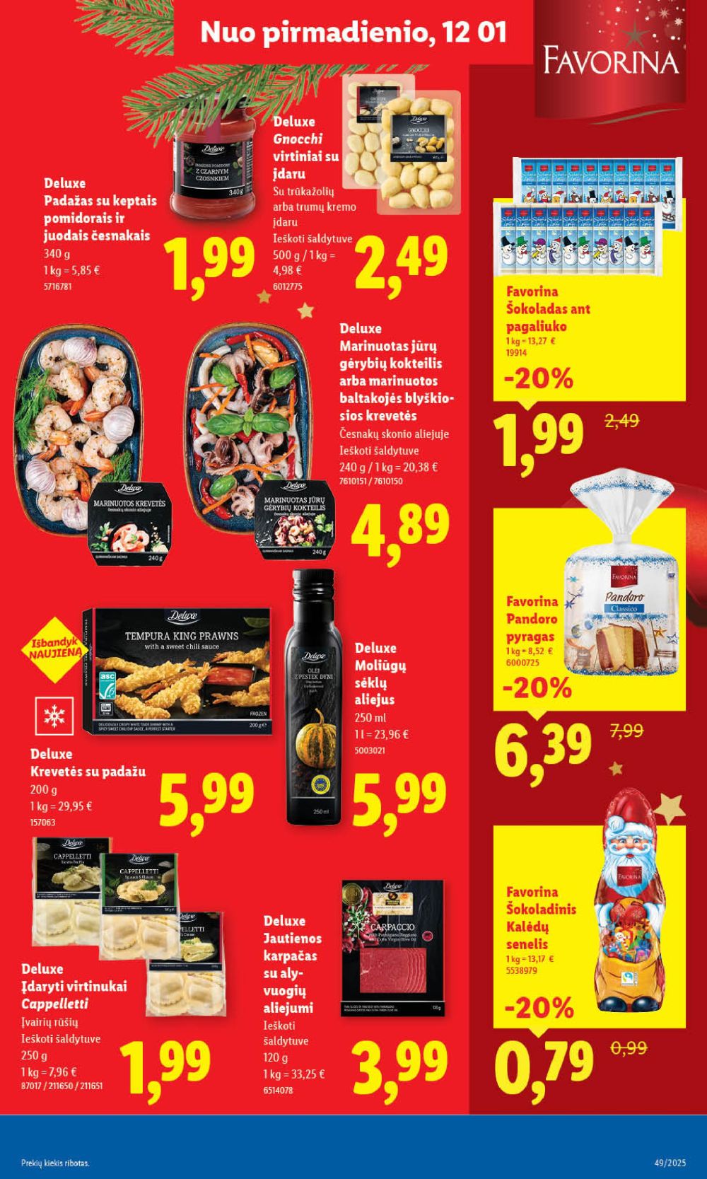 LIDL - Maisto prekių pasiūlymai (2025 12 01 - 2025 12 07) | 15