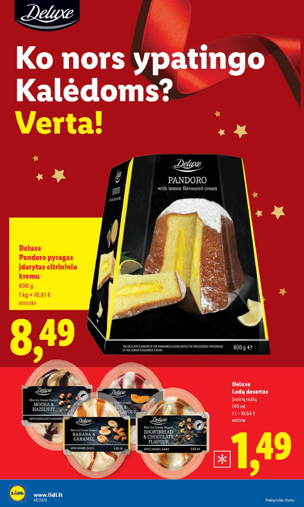 LIDL - Maisto prekių pasiūlymai (2025 12 01 - 2025 12 07) | 16