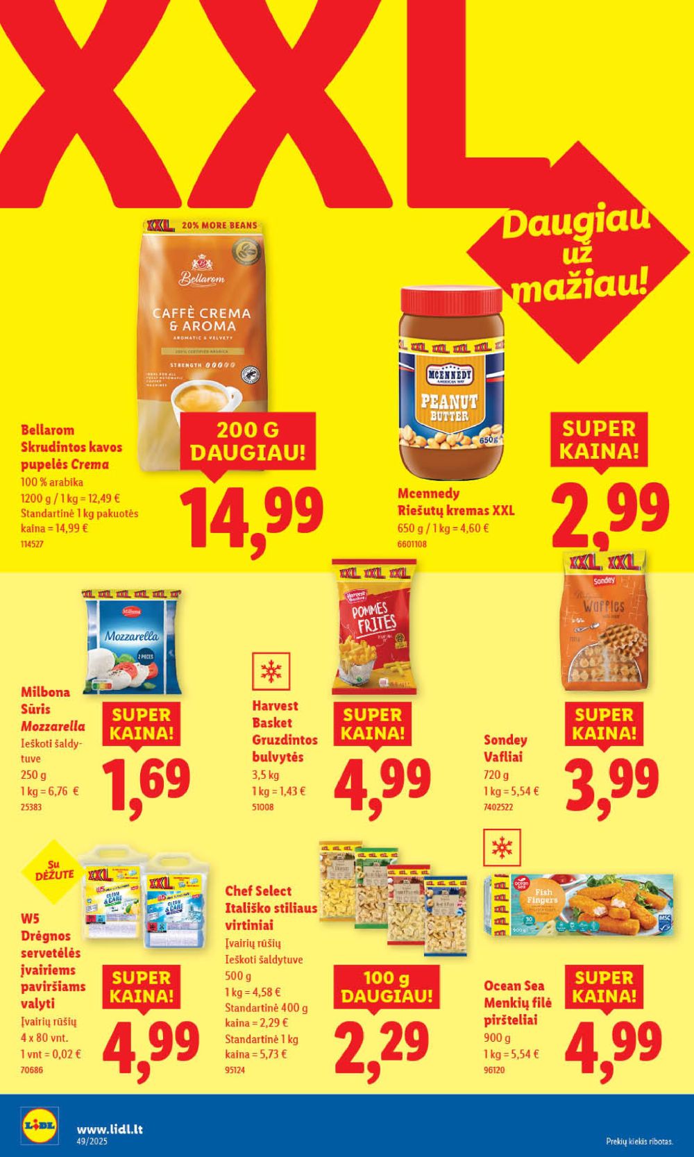 LIDL - Maisto prekių pasiūlymai (2025 12 01 - 2025 12 07) | 18