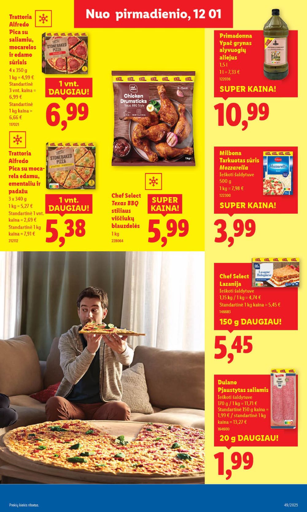 LIDL - Maisto prekių pasiūlymai (2025 12 01 - 2025 12 07) | 19