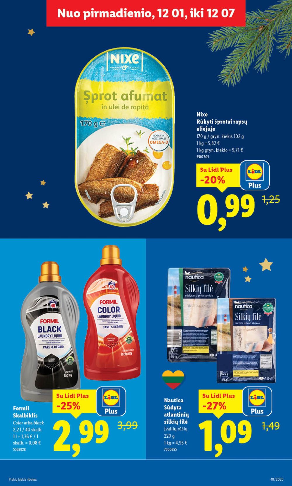 LIDL - Maisto prekių pasiūlymai (2025 12 01 - 2025 12 07) | 27