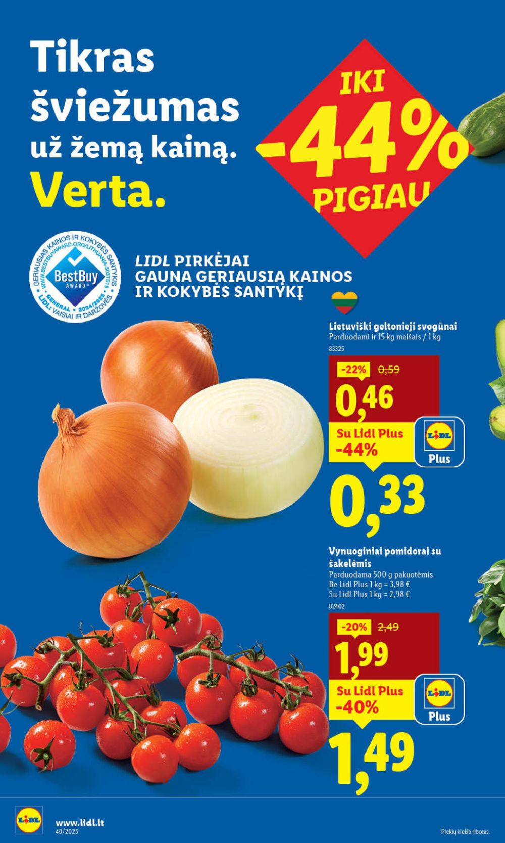 LIDL - Maisto prekių pasiūlymai (2025 12 01 - 2025 12 07) | 4