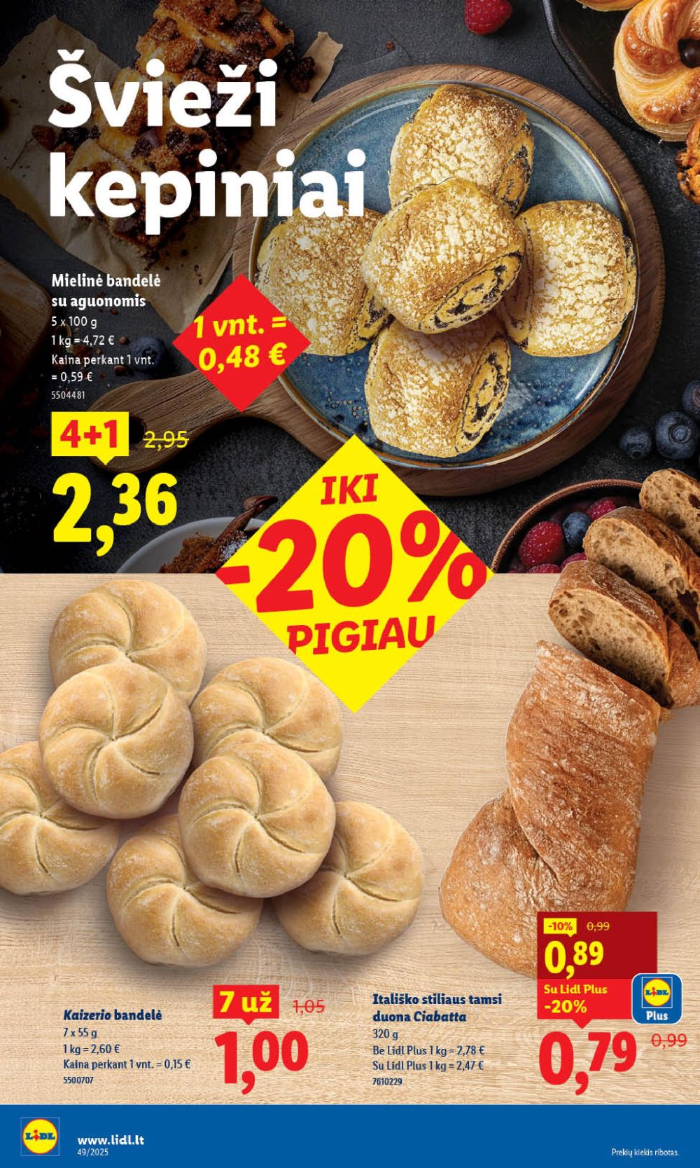 LIDL - Maisto prekių pasiūlymai (2025 12 01 - 2025 12 07) | 6