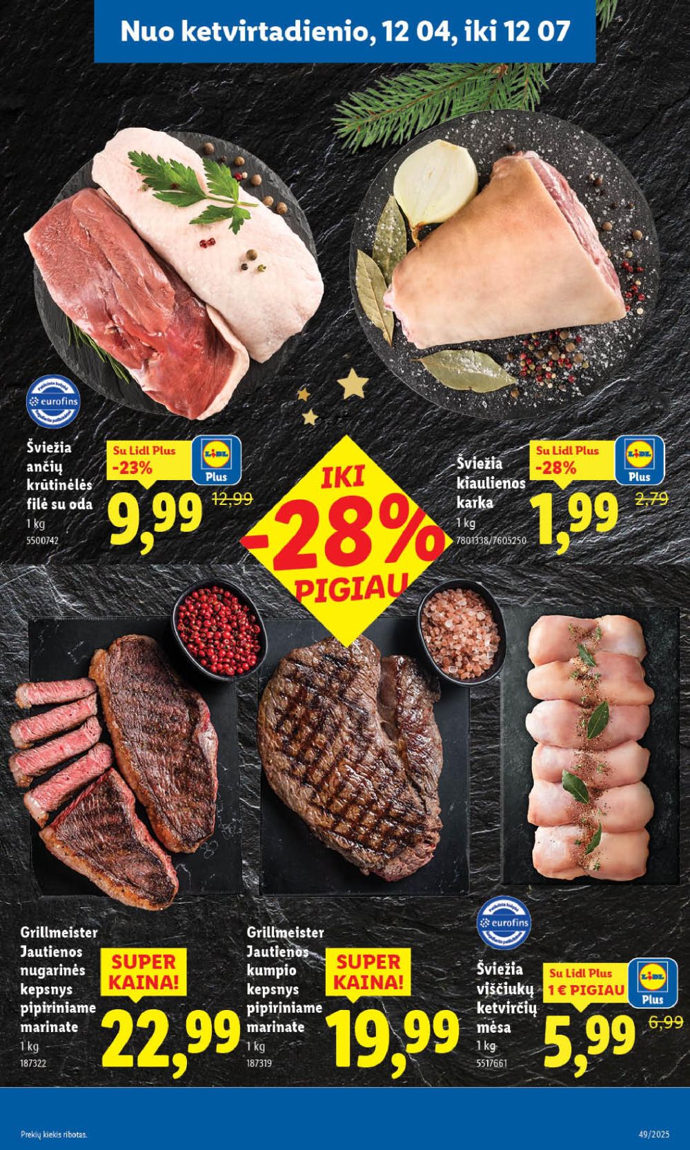 LIDL - Maisto prekių pasiūlymai (2025 12 01 - 2025 12 07) | 51