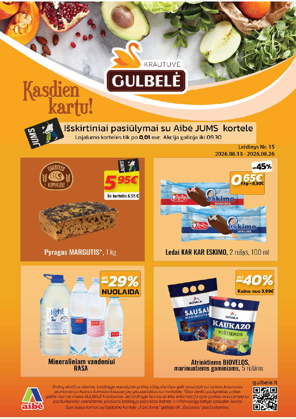 Gulbelės leidinys Nr. 15 (2026-08-13 - 2026-08-26) | 1