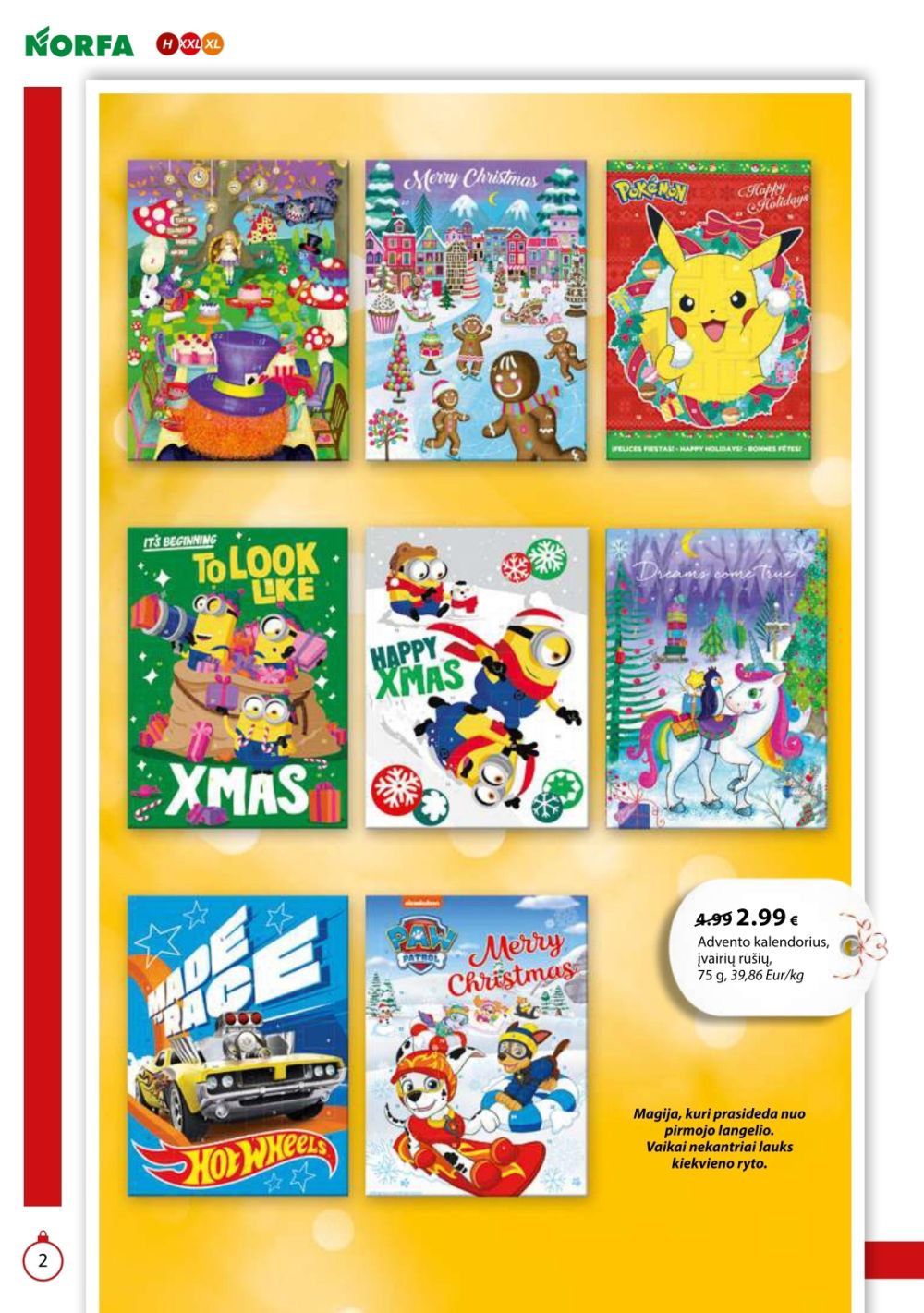 NORFA - IŠSIRINK SAVO KALĖDAS (2025 11 18 - 2026 01 05) | 2