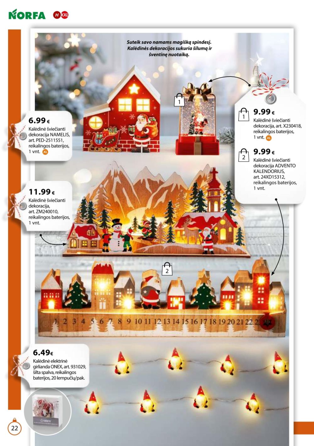 NORFA - IŠSIRINK SAVO KALĖDAS (2025 11 18 - 2026 01 05) | 22