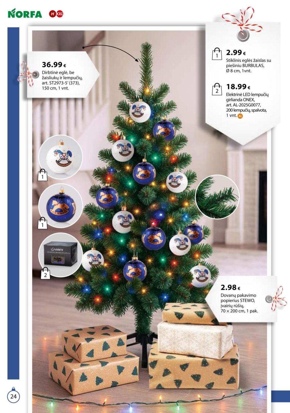 NORFA - IŠSIRINK SAVO KALĖDAS (2025 11 18 - 2026 01 05) | 24