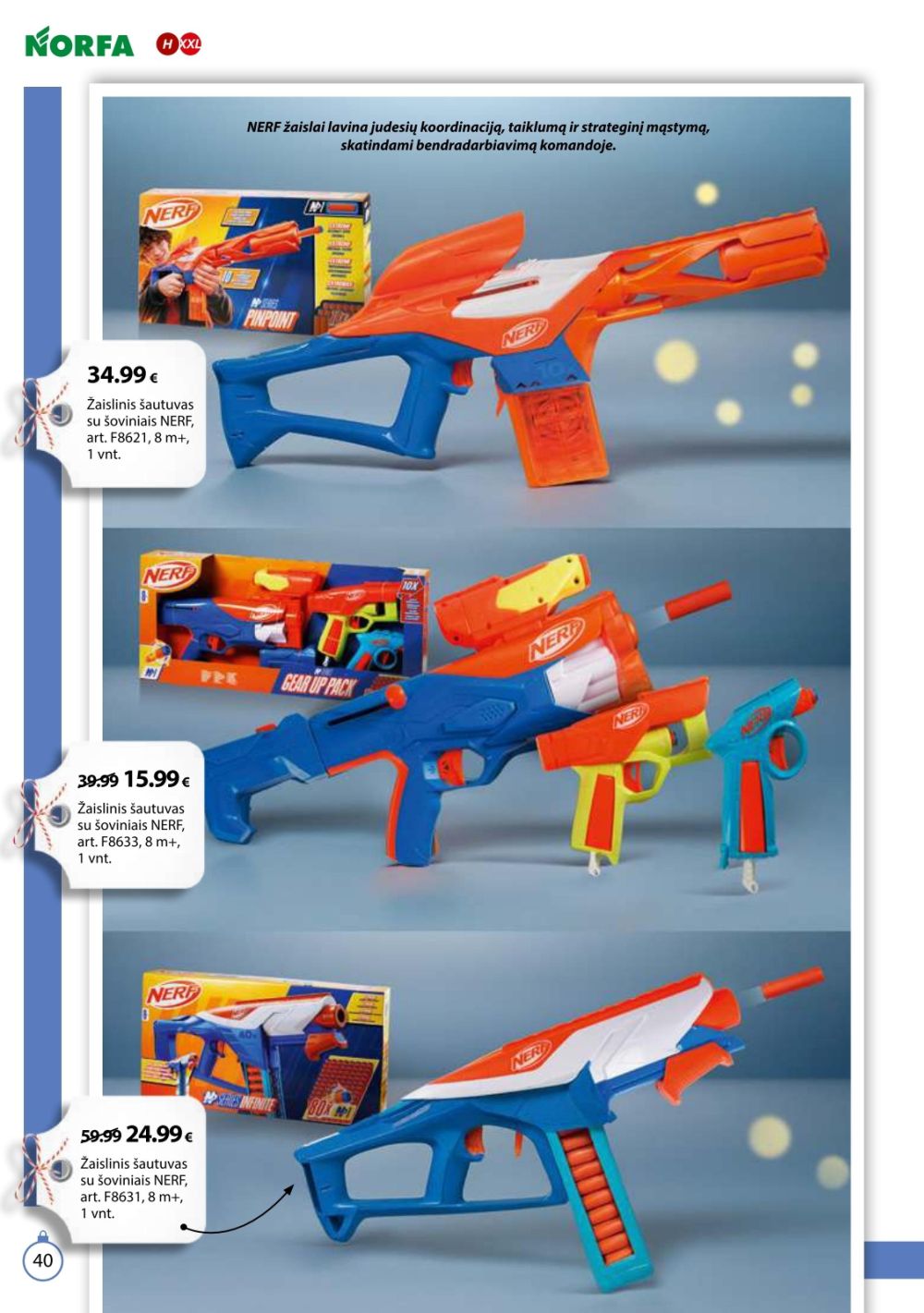 NORFA - IŠSIRINK SAVO KALĖDAS (2025 11 18 - 2026 01 05) | 40