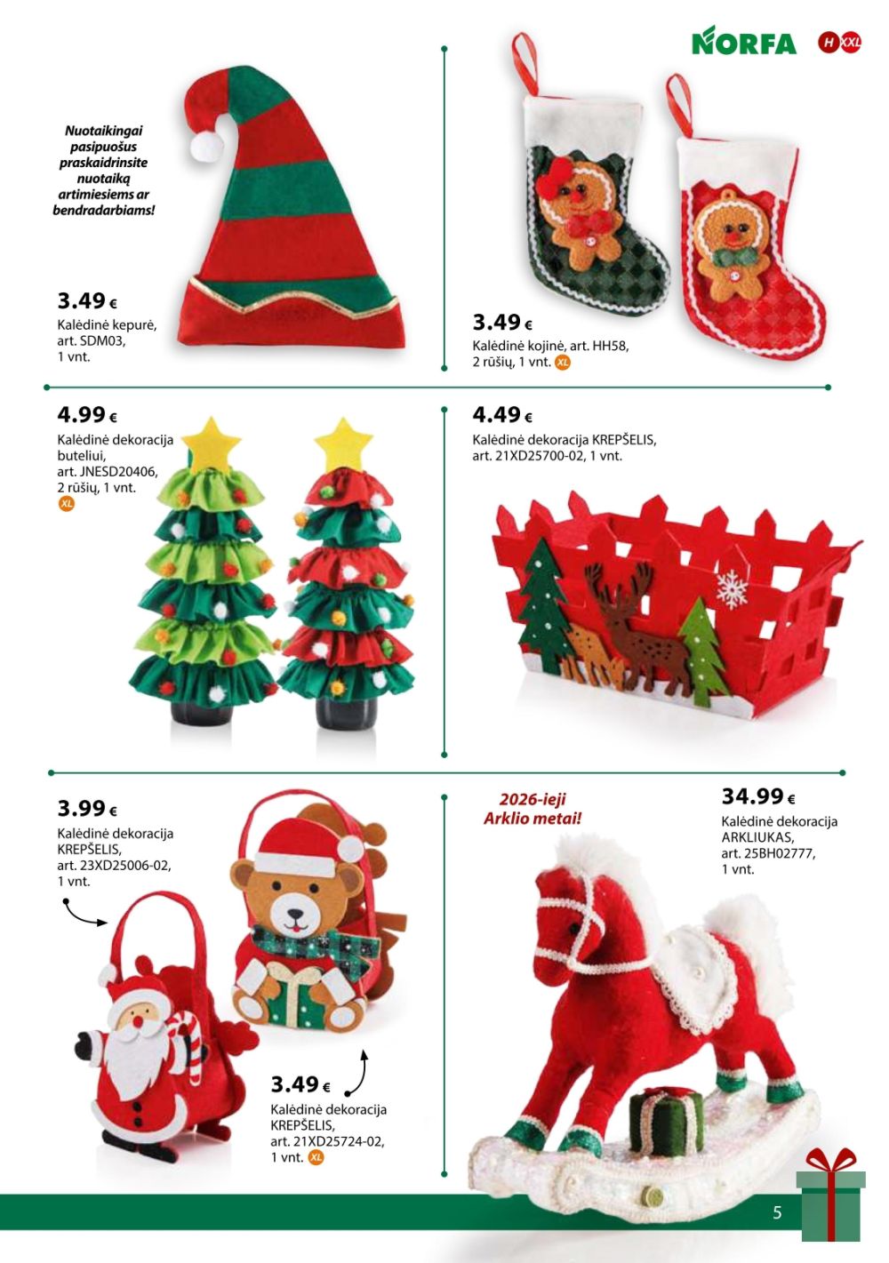 NORFA - IŠSIRINK SAVO KALĖDAS (2025 11 18 - 2026 01 05) | 5