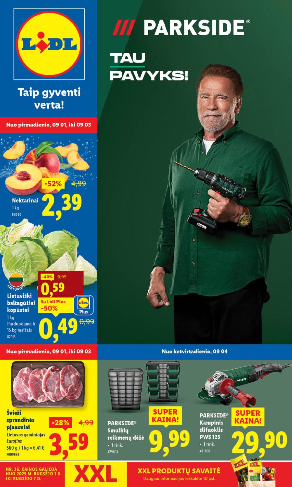 LIDL - Maisto prekių pasiūlymai (2025 09 01 - 2025 09 07) | 1