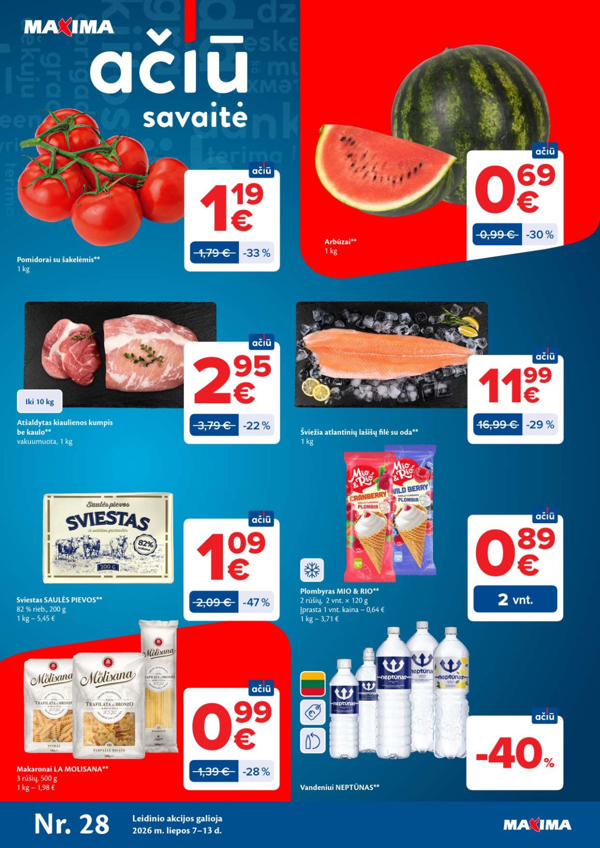 MAXIMA - Kaininis leidinys Nr.28 (2026 07 07 - 2026 07 13) | 1