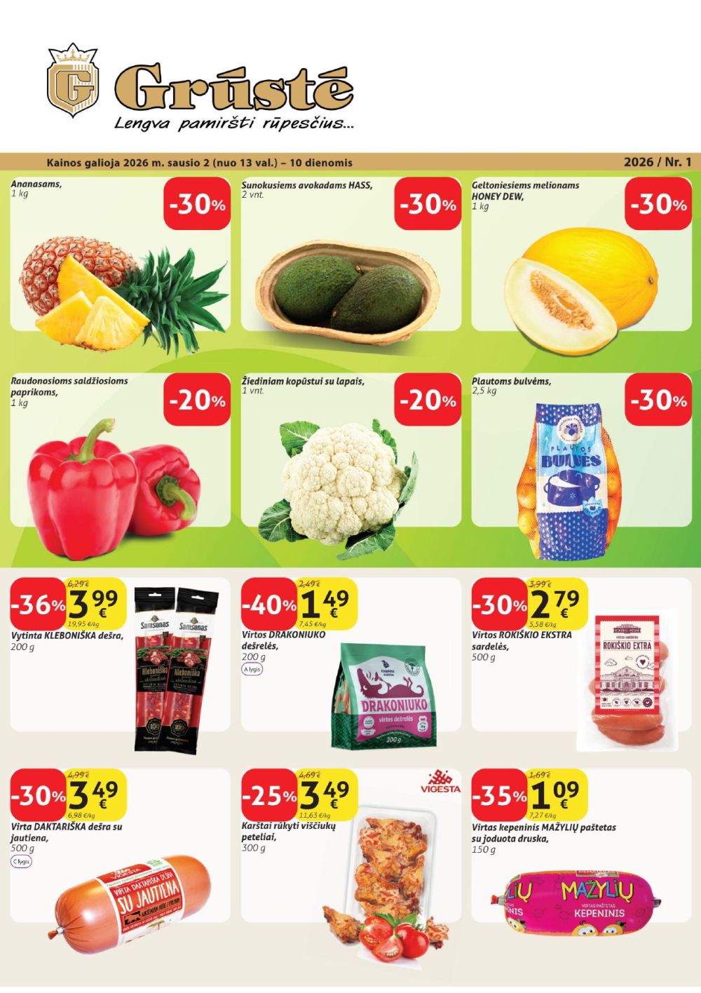 GRŪSTĖ - Leidinys Nr.1 (2026 01 02 - 2026 01 10) | 1