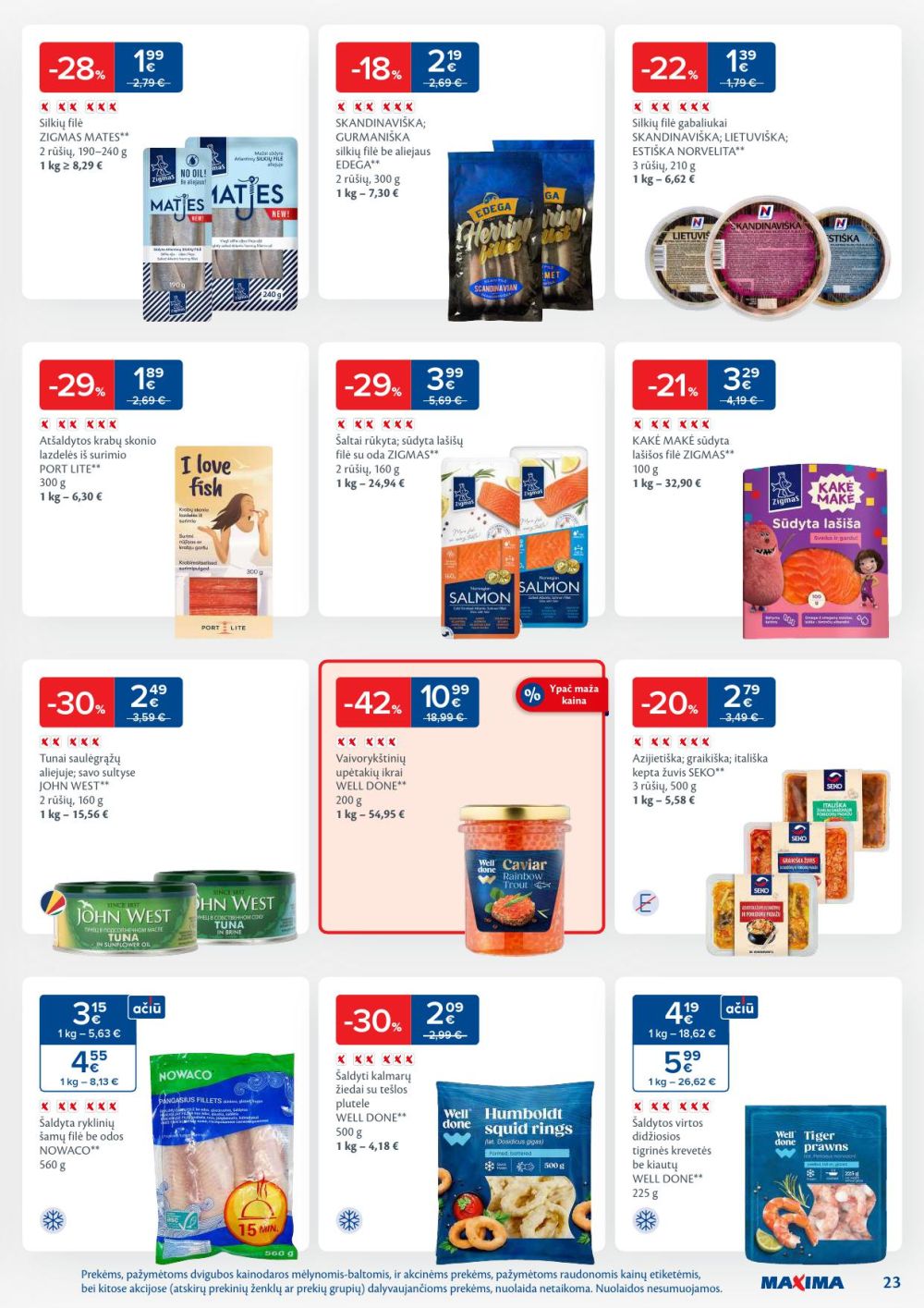 MAXIMA - Kaininis leidinys Nr.4 (2026 01 20 - 2026 01 26) | 23