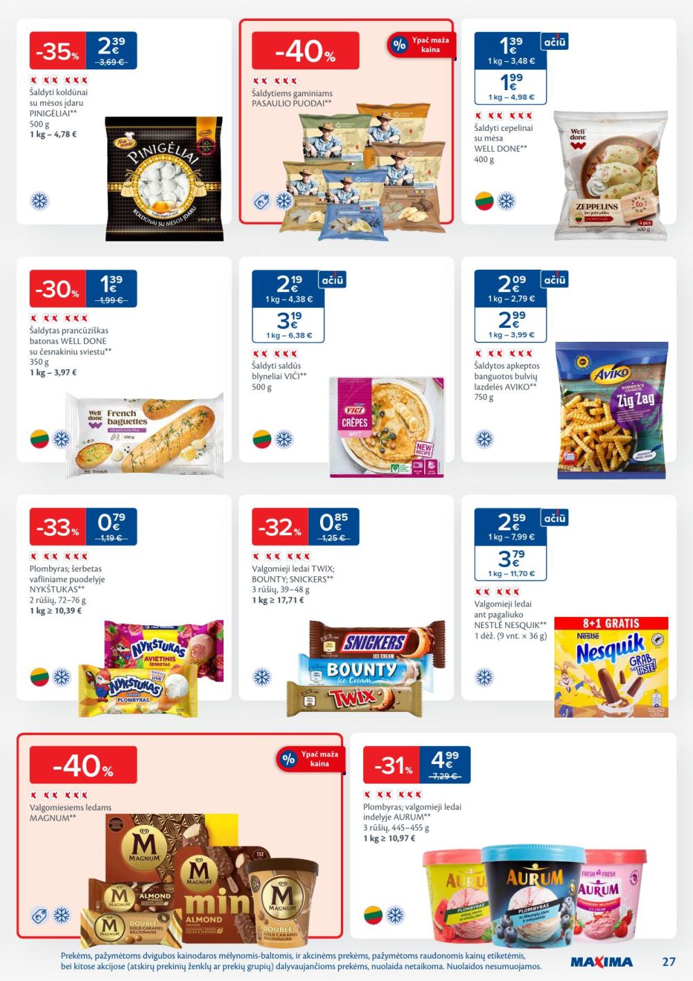 MAXIMA - Kaininis leidinys Nr.4 (2026 01 20 - 2026 01 26) | 27