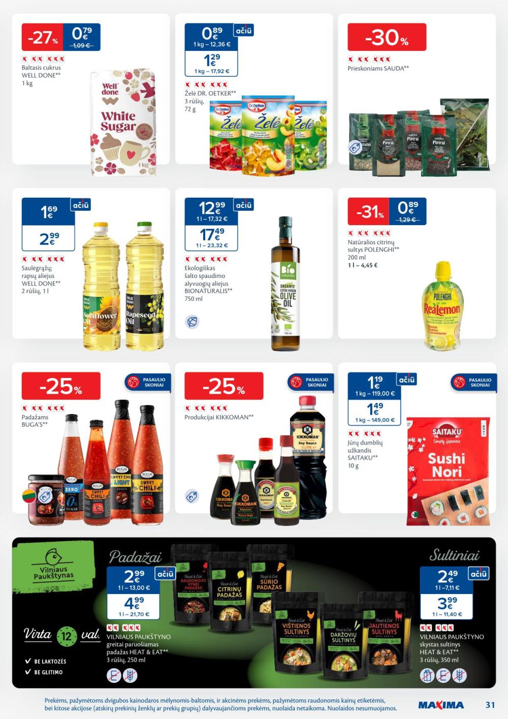 MAXIMA - Kaininis leidinys Nr.4 (2026 01 20 - 2026 01 26) | 31