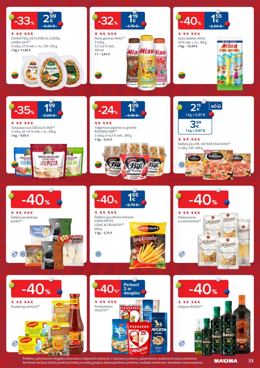 MAXIMA - Kaininis leidinys Nr.4 (2026 01 20 - 2026 01 26) | 33