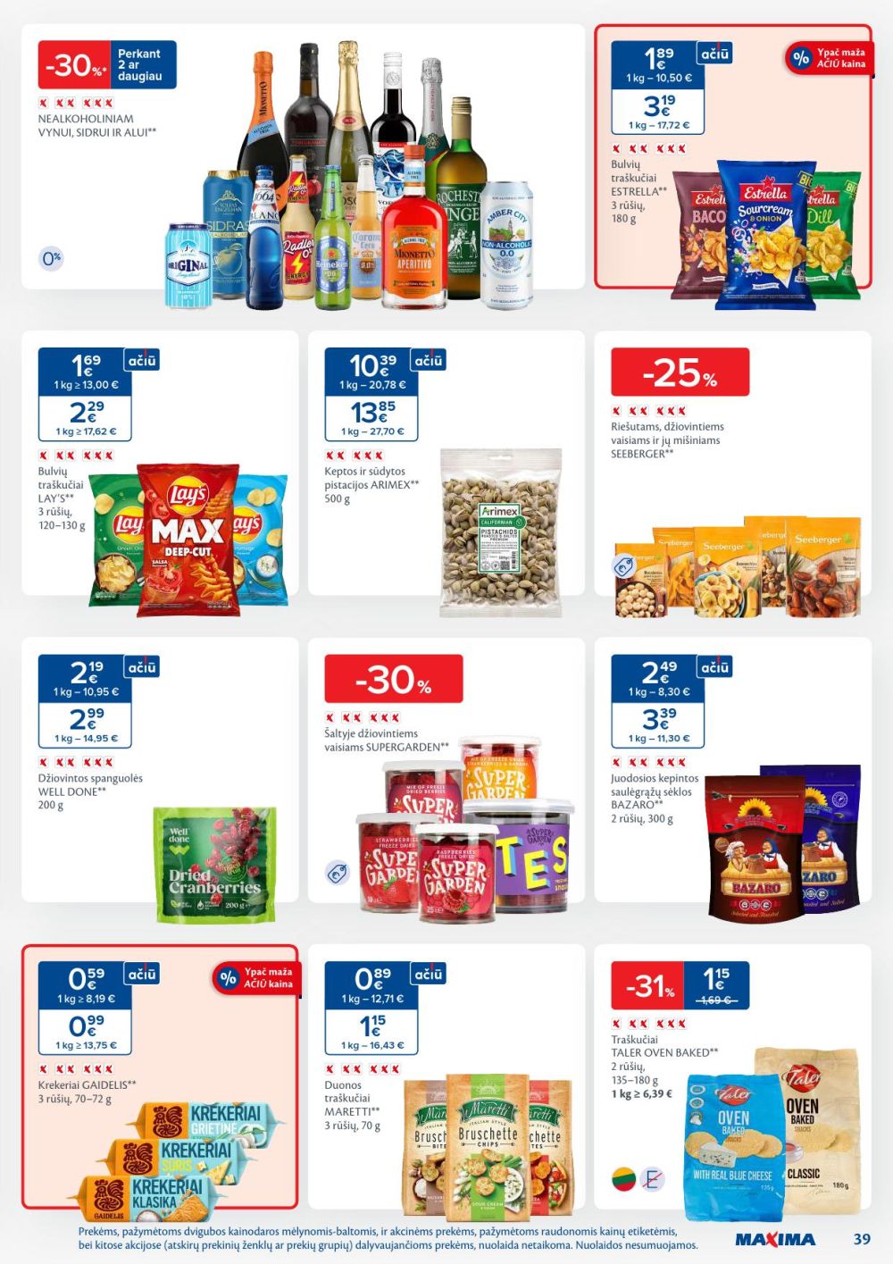 MAXIMA - Kaininis leidinys Nr.4 (2026 01 20 - 2026 01 26) | 39