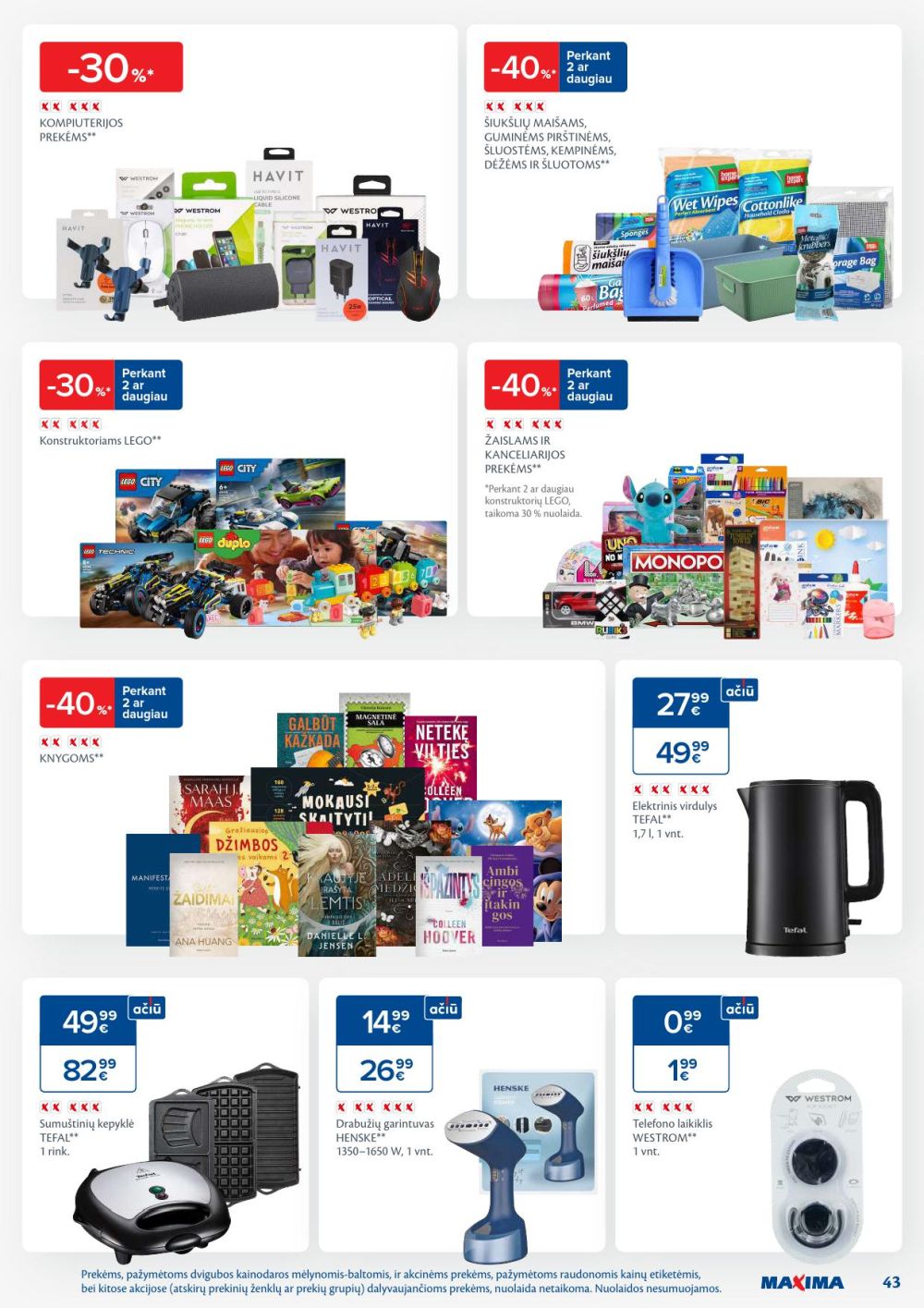 MAXIMA - Kaininis leidinys Nr.4 (2026 01 20 - 2026 01 26) | 43