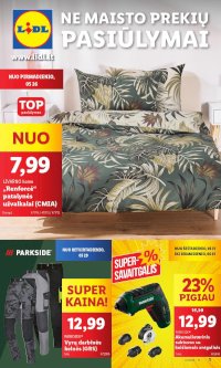 LIDL - Ne maisto prekių pasiūlymai (2025 05 26 - 2025 06 01)