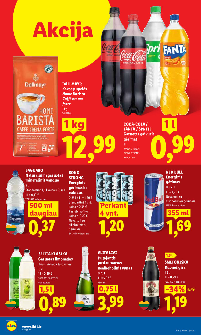 MAISTO PREKIŲ PASIŪLYMAI (2026-08-03 - 2026-08-09) | 18