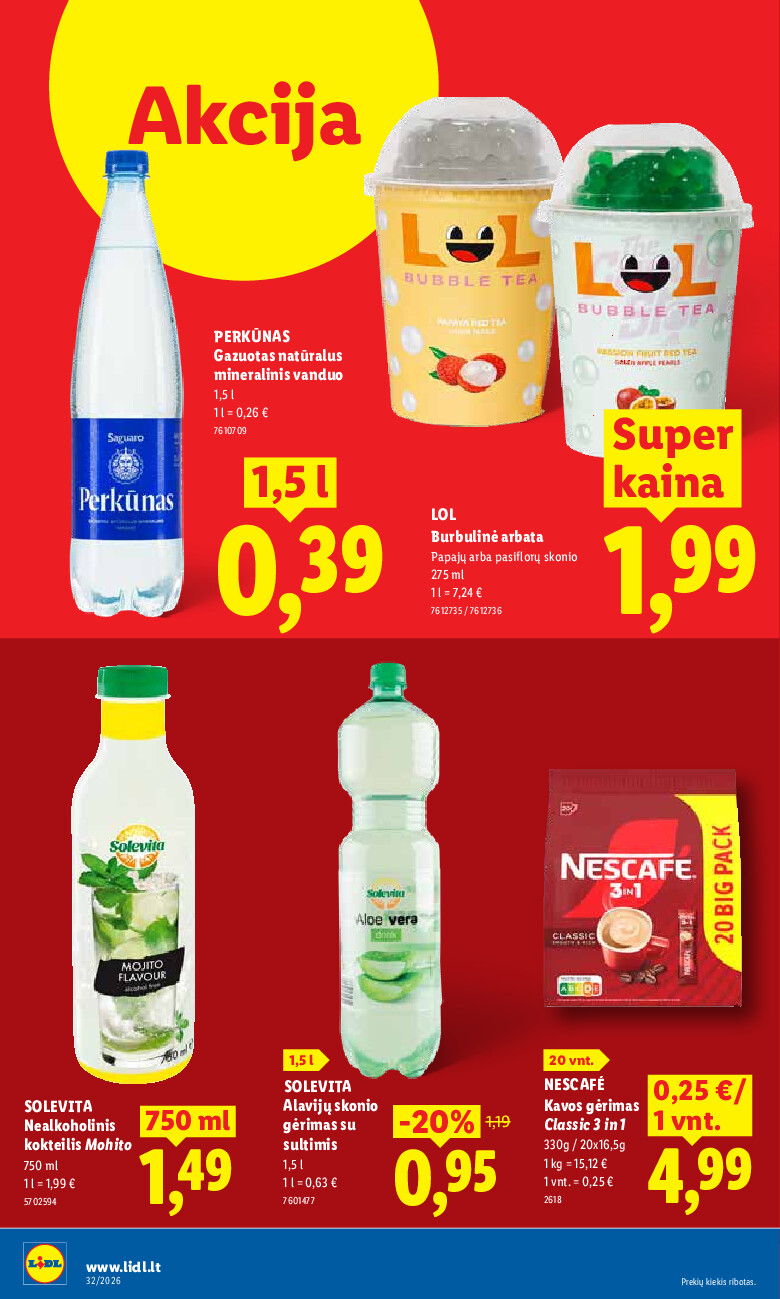 MAISTO PREKIŲ PASIŪLYMAI (2026-08-03 - 2026-08-09) | 24