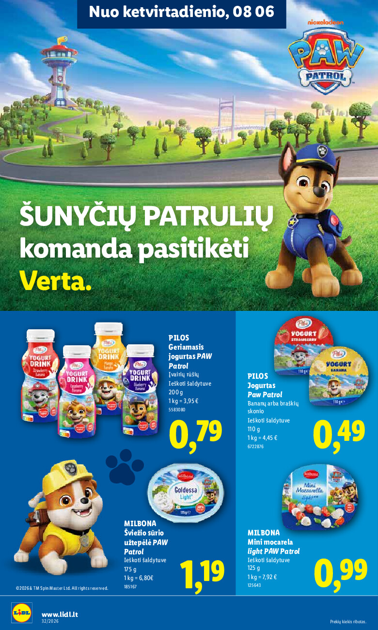 MAISTO PREKIŲ PASIŪLYMAI (2026-08-03 - 2026-08-09) | 26