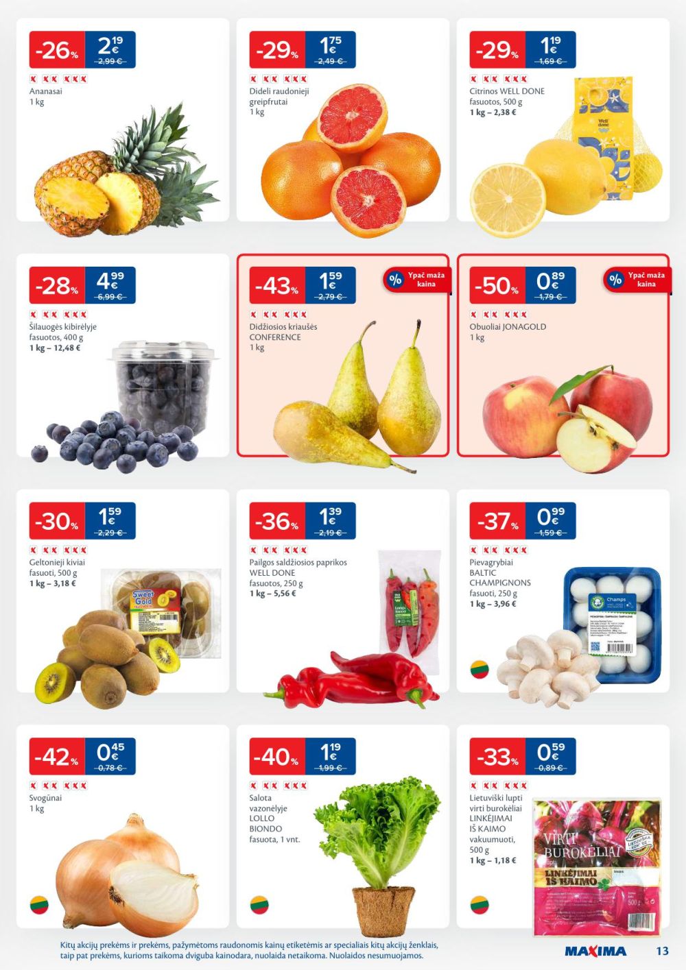 MAXIMA - Kaininis leidinys Nr.45 (2025 11 04 - 2025 11 10) | 13