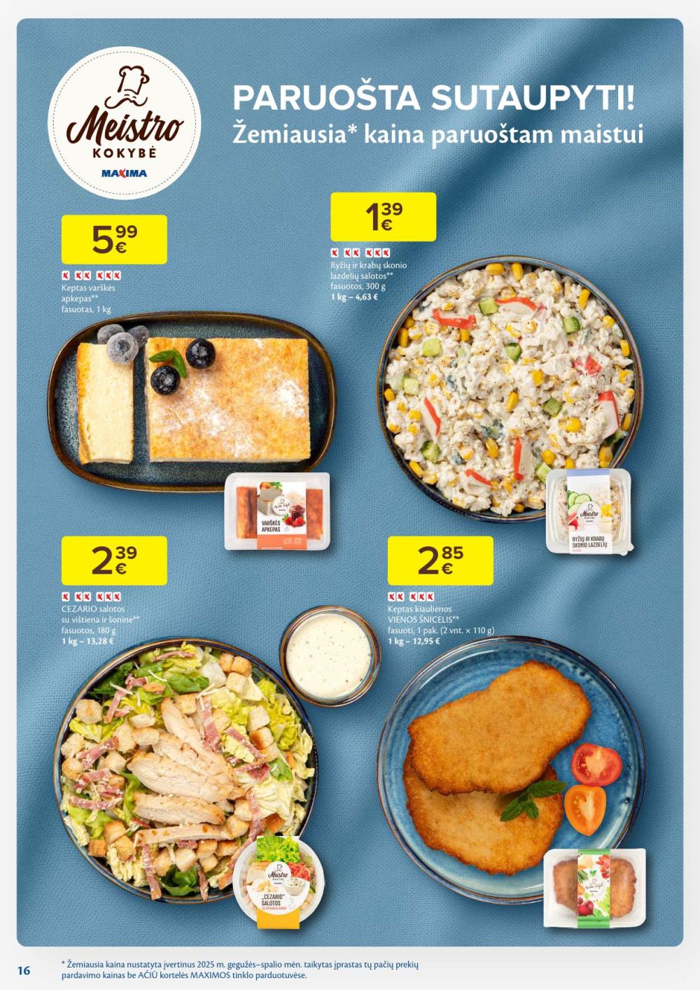 MAXIMA - Kaininis leidinys Nr.45 (2025 11 04 - 2025 11 10) | 16