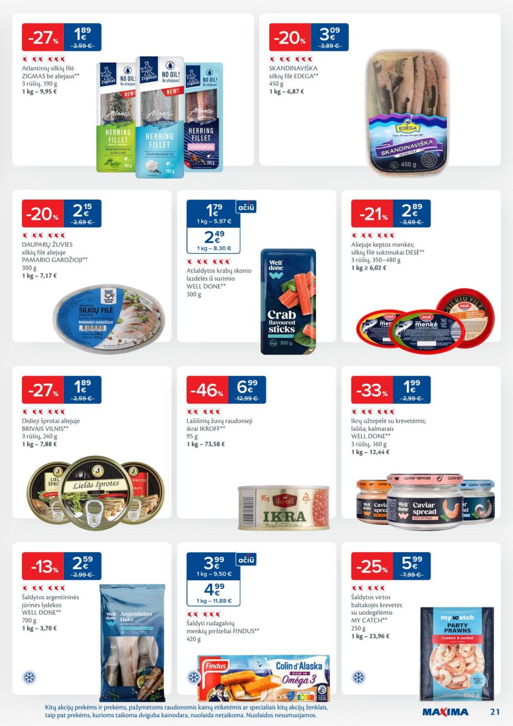 MAXIMA - Kaininis leidinys Nr.45 (2025 11 04 - 2025 11 10) | 21