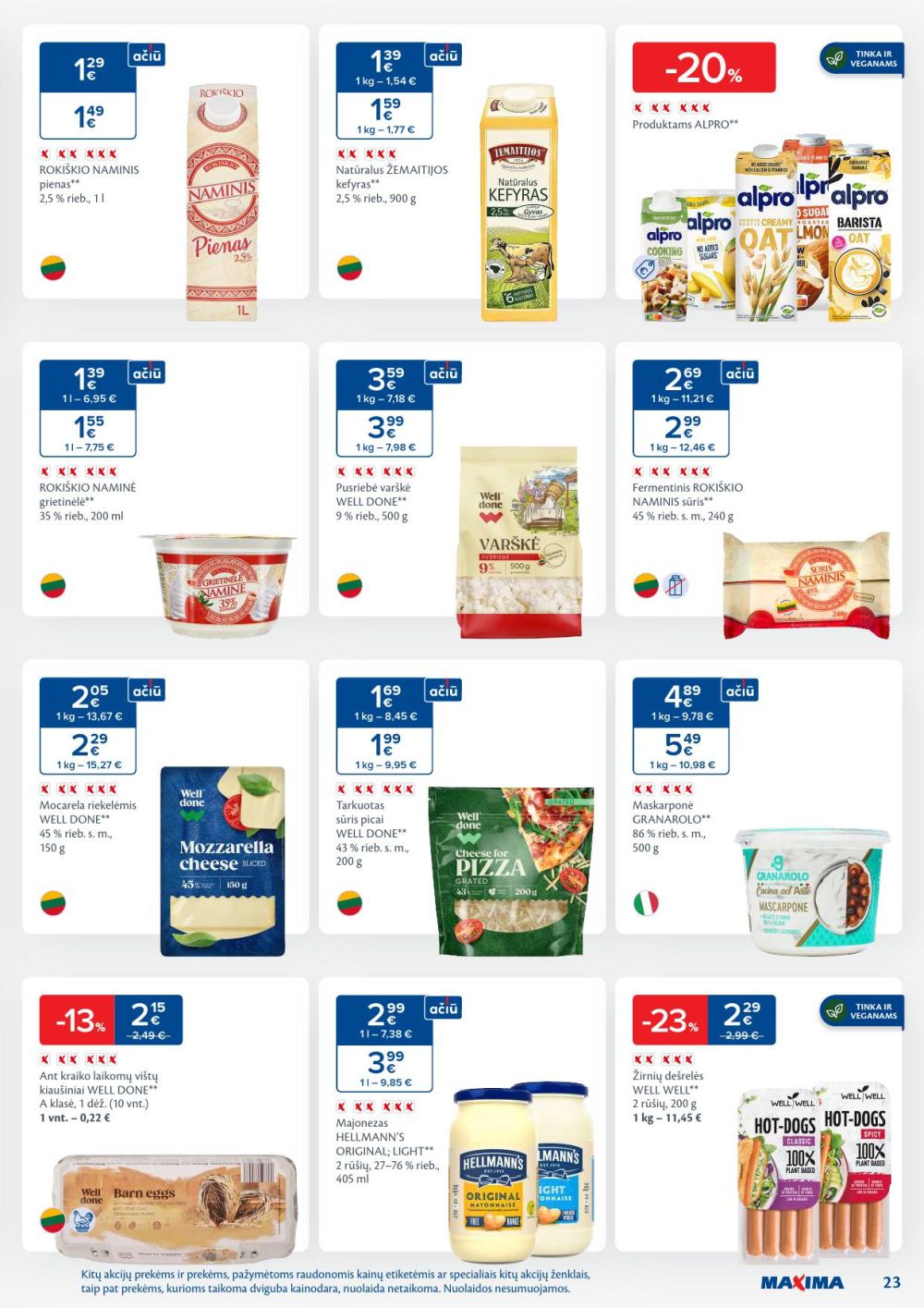 MAXIMA - Kaininis leidinys Nr.45 (2025 11 04 - 2025 11 10) | 23