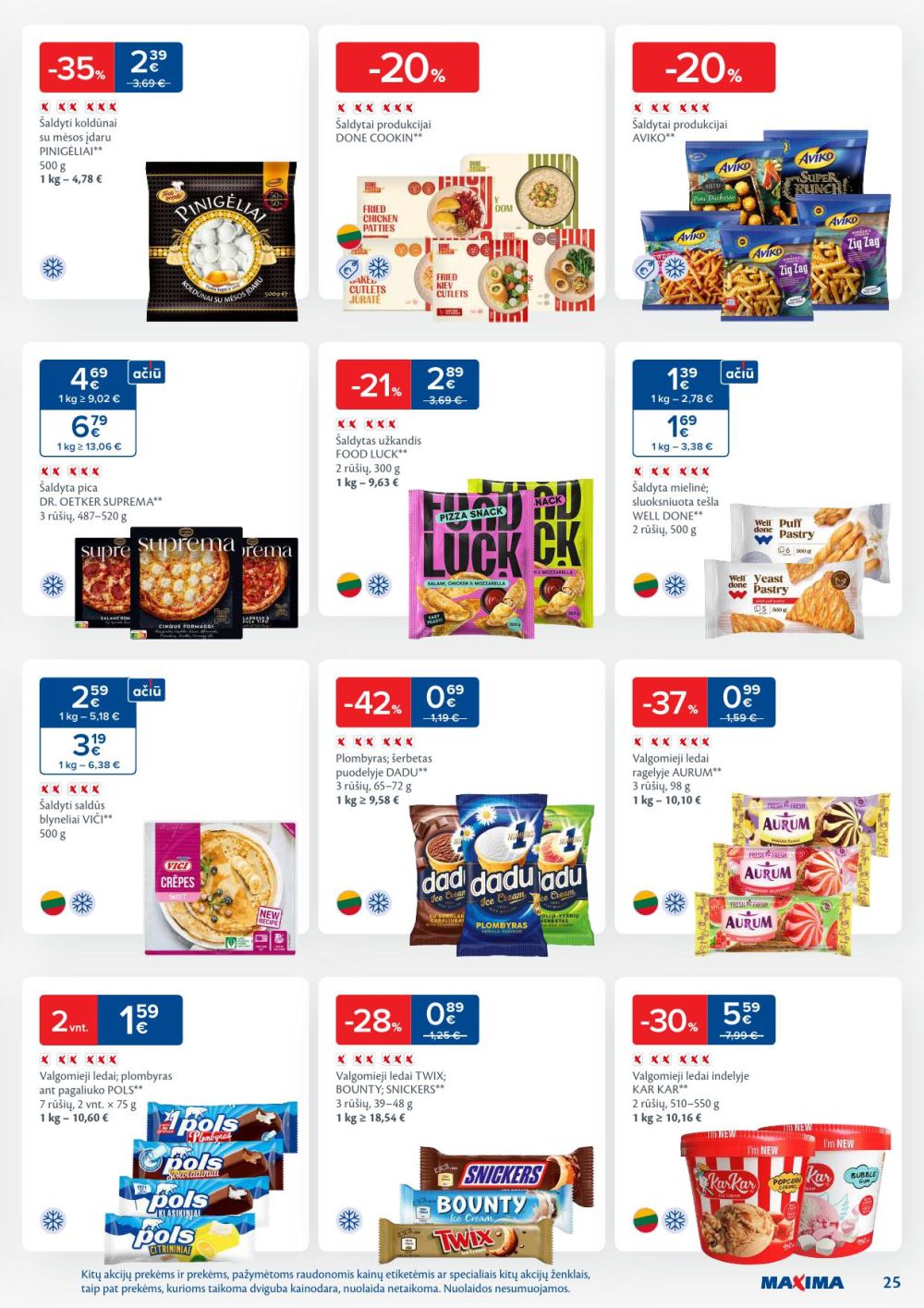 MAXIMA - Kaininis leidinys Nr.45 (2025 11 04 - 2025 11 10) | 25