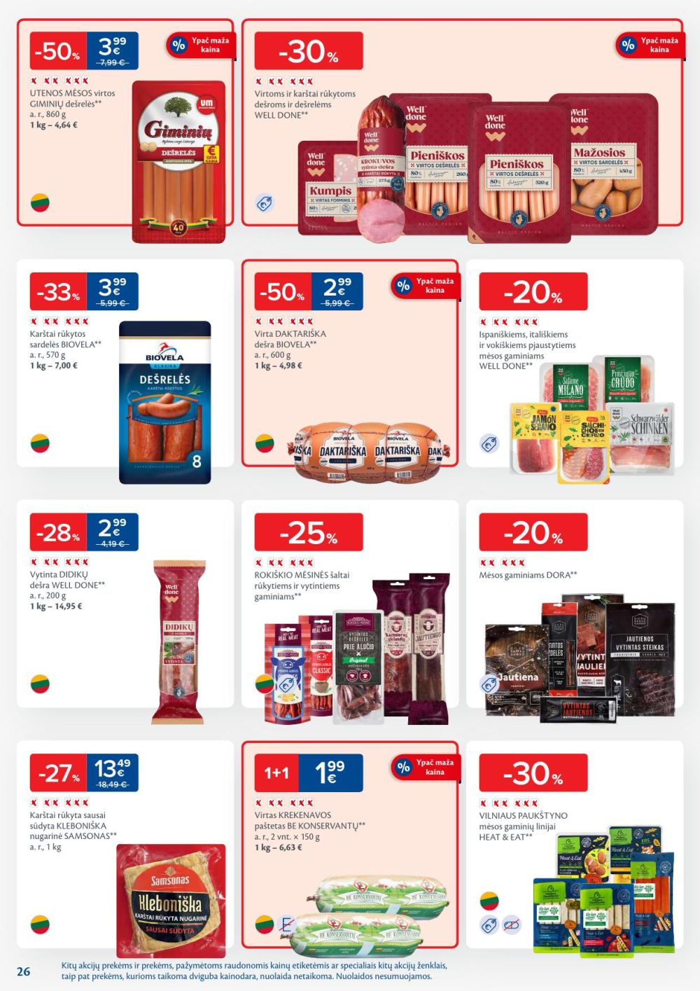 MAXIMA - Kaininis leidinys Nr.45 (2025 11 04 - 2025 11 10) | 26