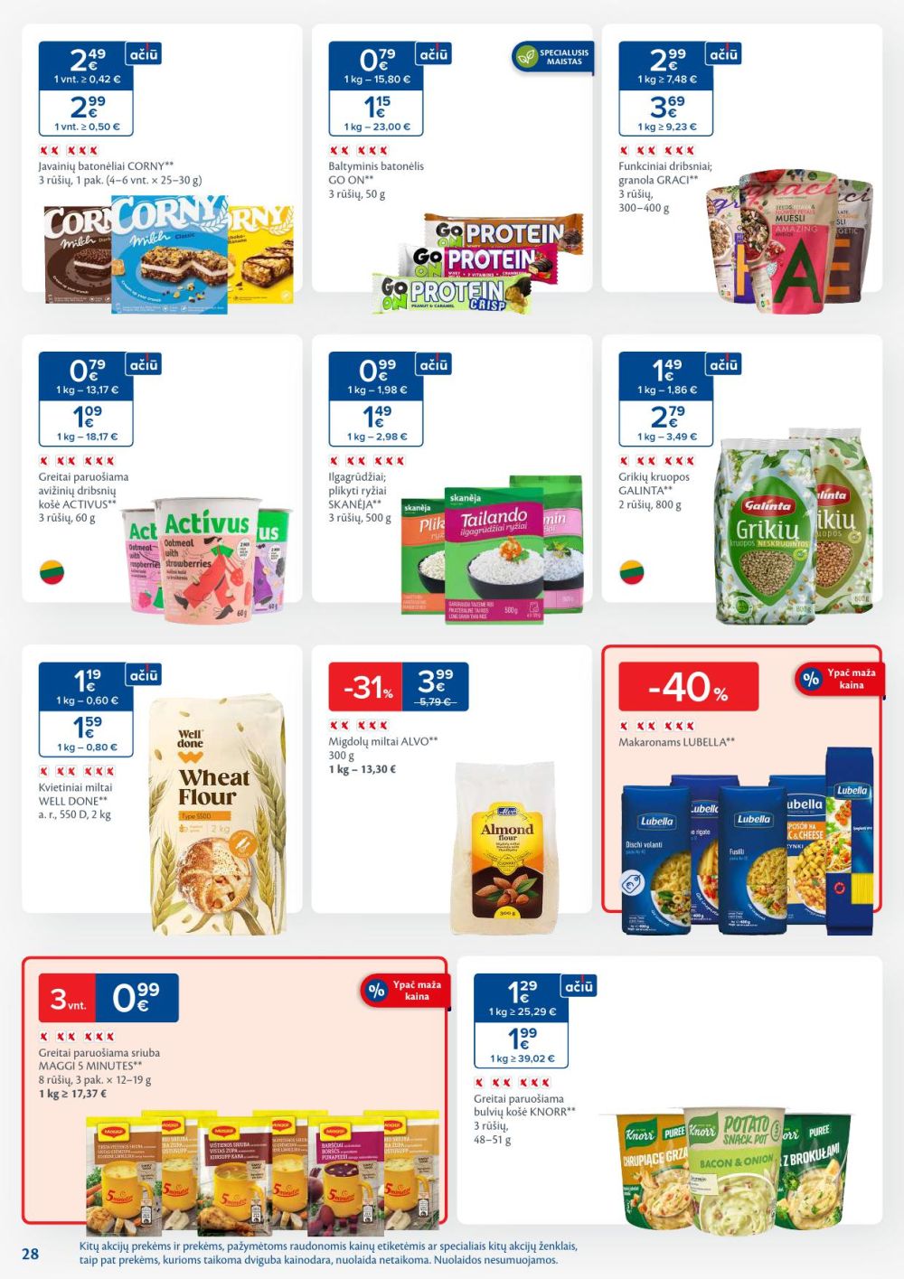 MAXIMA - Kaininis leidinys Nr.45 (2025 11 04 - 2025 11 10) | 28