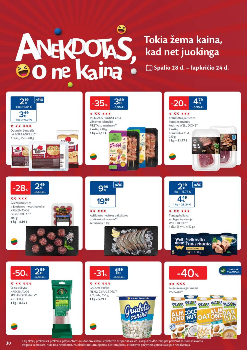 MAXIMA - Kaininis leidinys Nr.45 (2025 11 04 - 2025 11 10) | 30