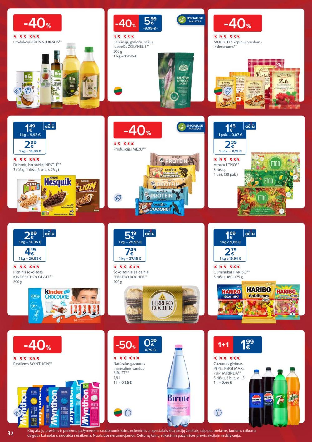 MAXIMA - Kaininis leidinys Nr.45 (2025 11 04 - 2025 11 10) | 32