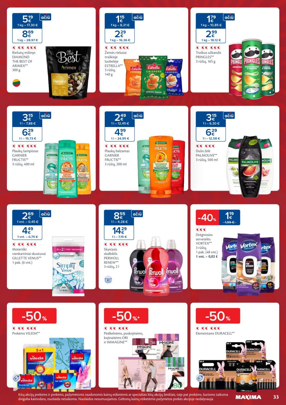 MAXIMA - Kaininis leidinys Nr.45 (2025 11 04 - 2025 11 10) | 33