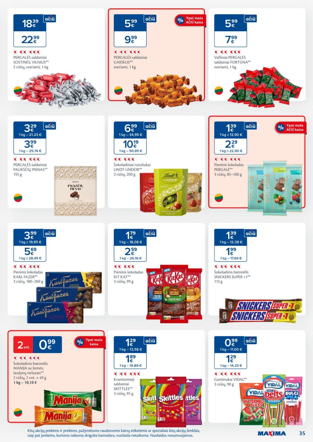 MAXIMA - Kaininis leidinys Nr.45 (2025 11 04 - 2025 11 10) | 35