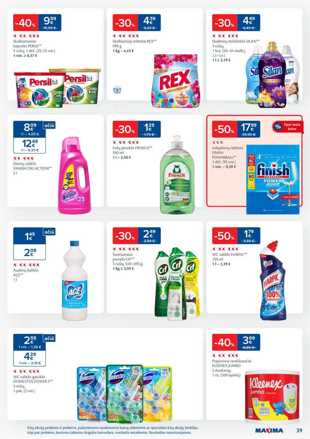 MAXIMA - Kaininis leidinys Nr.45 (2025 11 04 - 2025 11 10) | 39