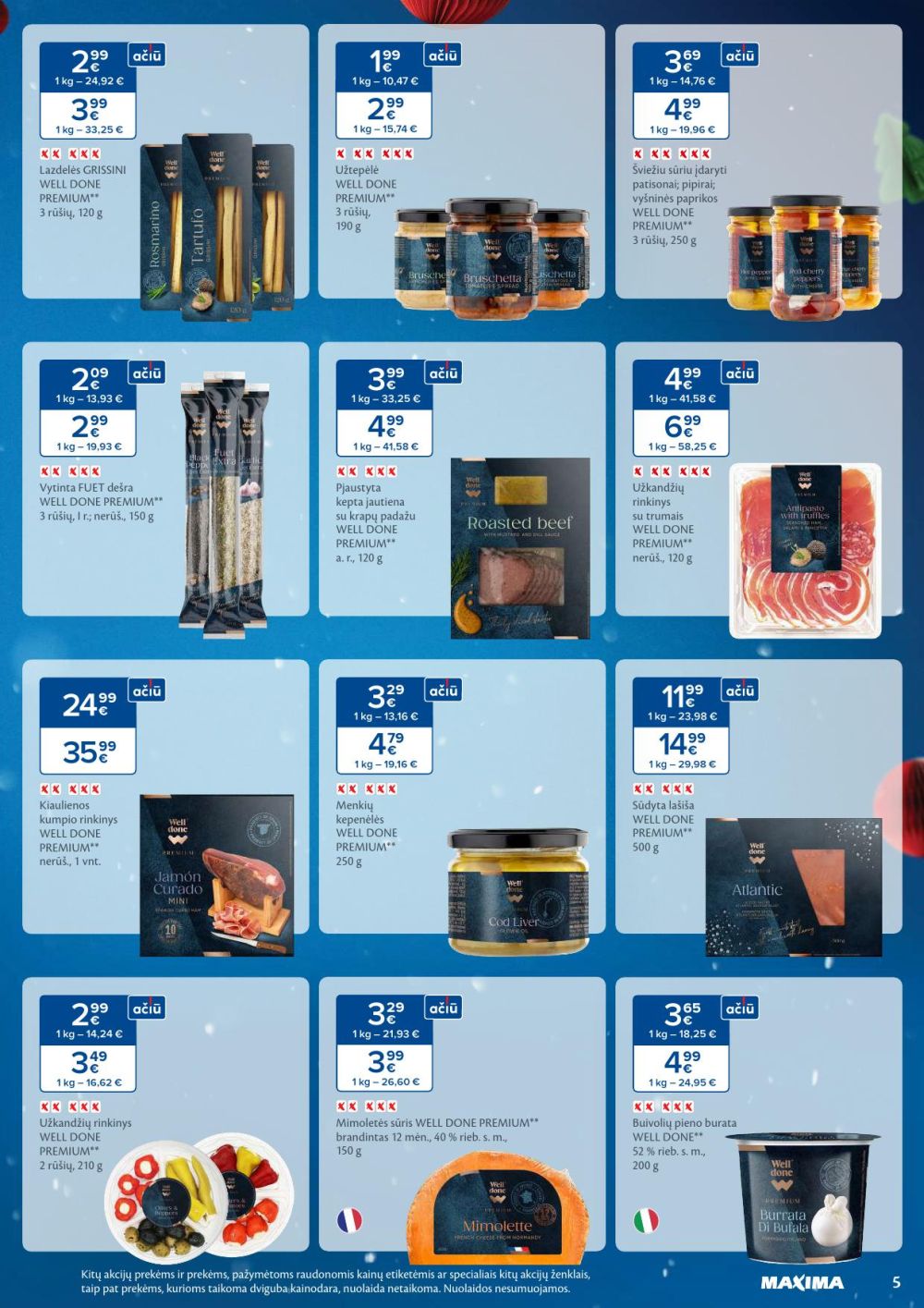 MAXIMA - Kaininis leidinys Nr.45 (2025 11 04 - 2025 11 10) | 5