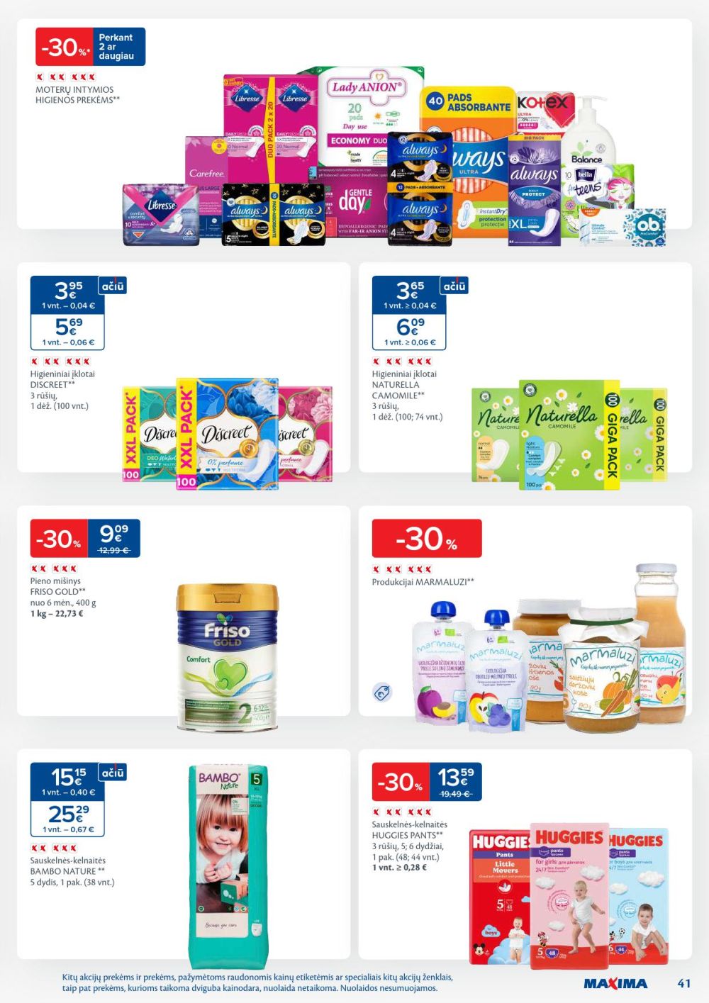 MAXIMA - Kaininis leidinys Nr.45 (2025 11 04 - 2025 11 10) | 41