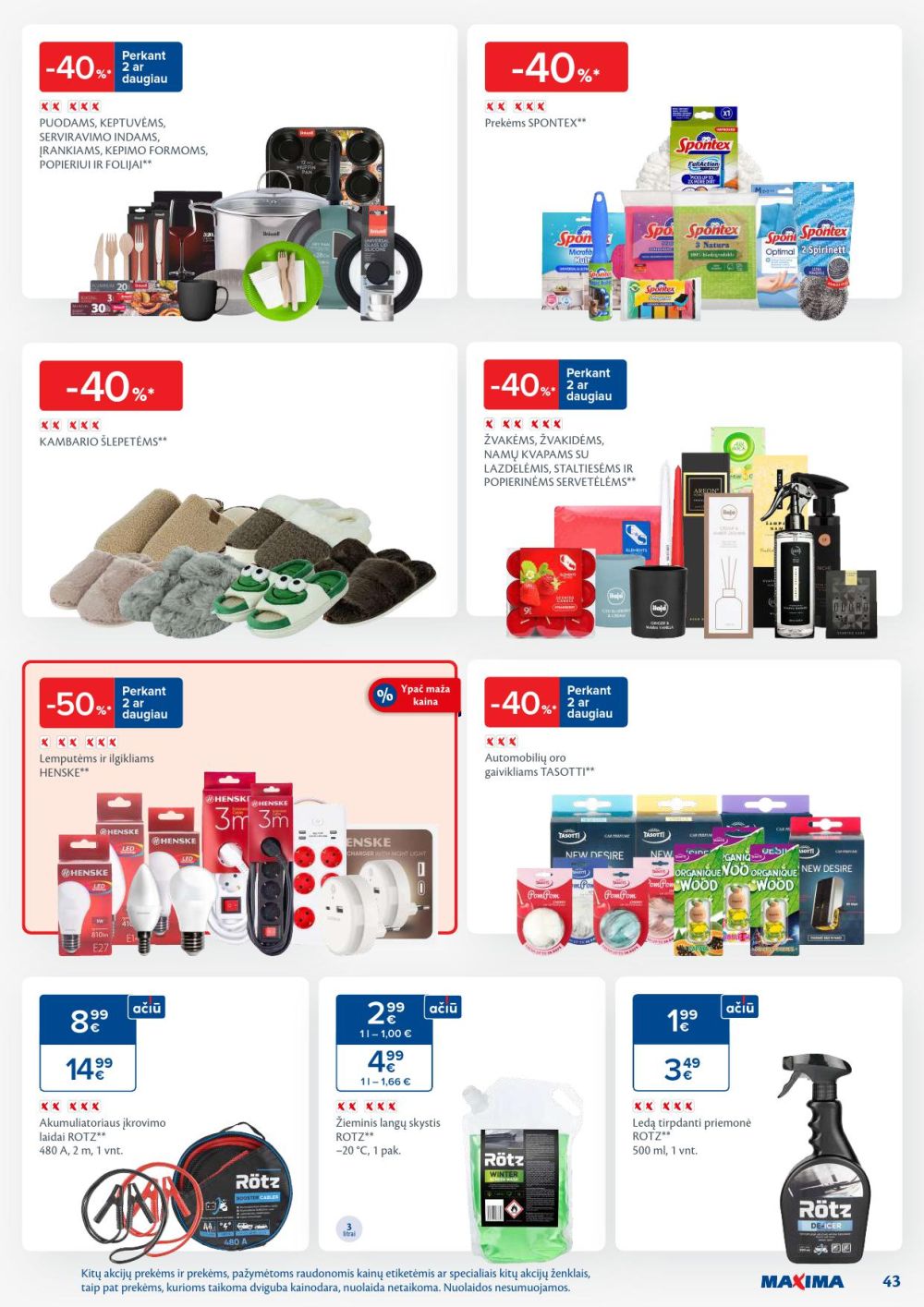 MAXIMA - Kaininis leidinys Nr.45 (2025 11 04 - 2025 11 10) | 43