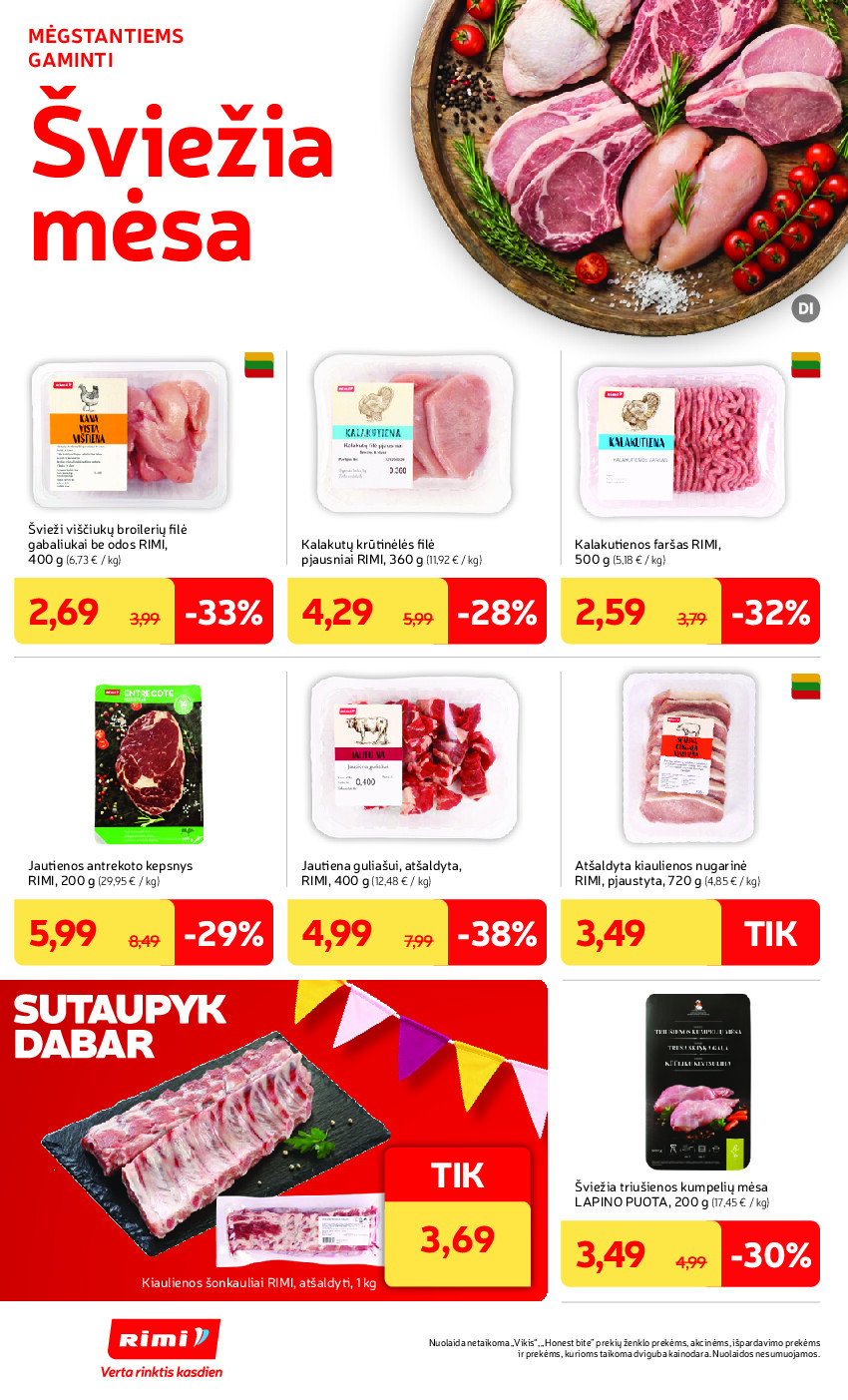 RIMI - Savaitinis akcijų leidinys Nr. 43 (2026-10-20 - 2026-10-26) | 12