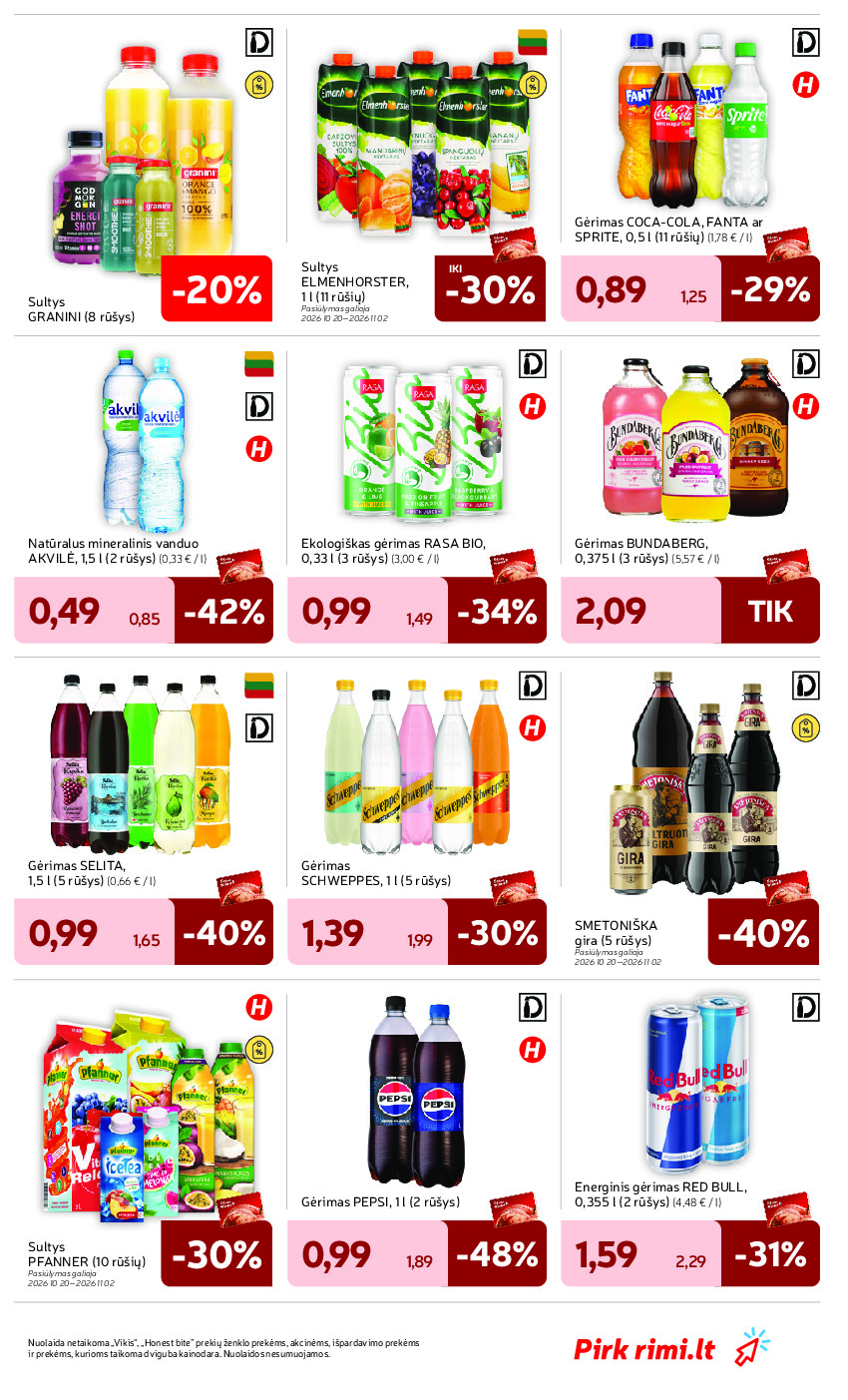 RIMI - Savaitinis akcijų leidinys Nr. 43 (2026-10-20 - 2026-10-26) | 29