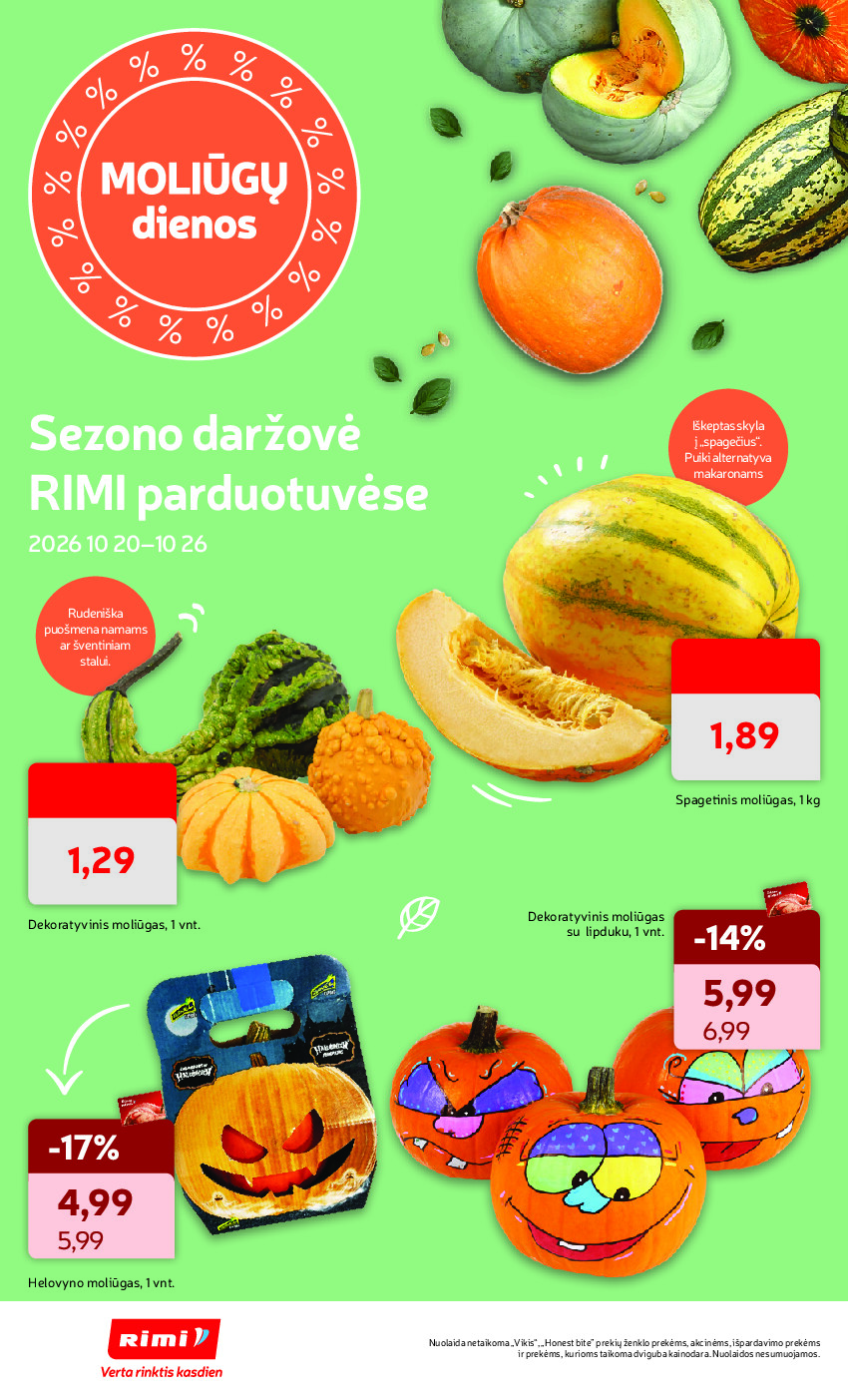 RIMI - Savaitinis akcijų leidinys Nr. 43 (2026-10-20 - 2026-10-26) | 10