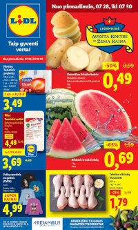 LIDL - Maisto prekių pasiūlymai (2025 07 28 - 2025 08 03)