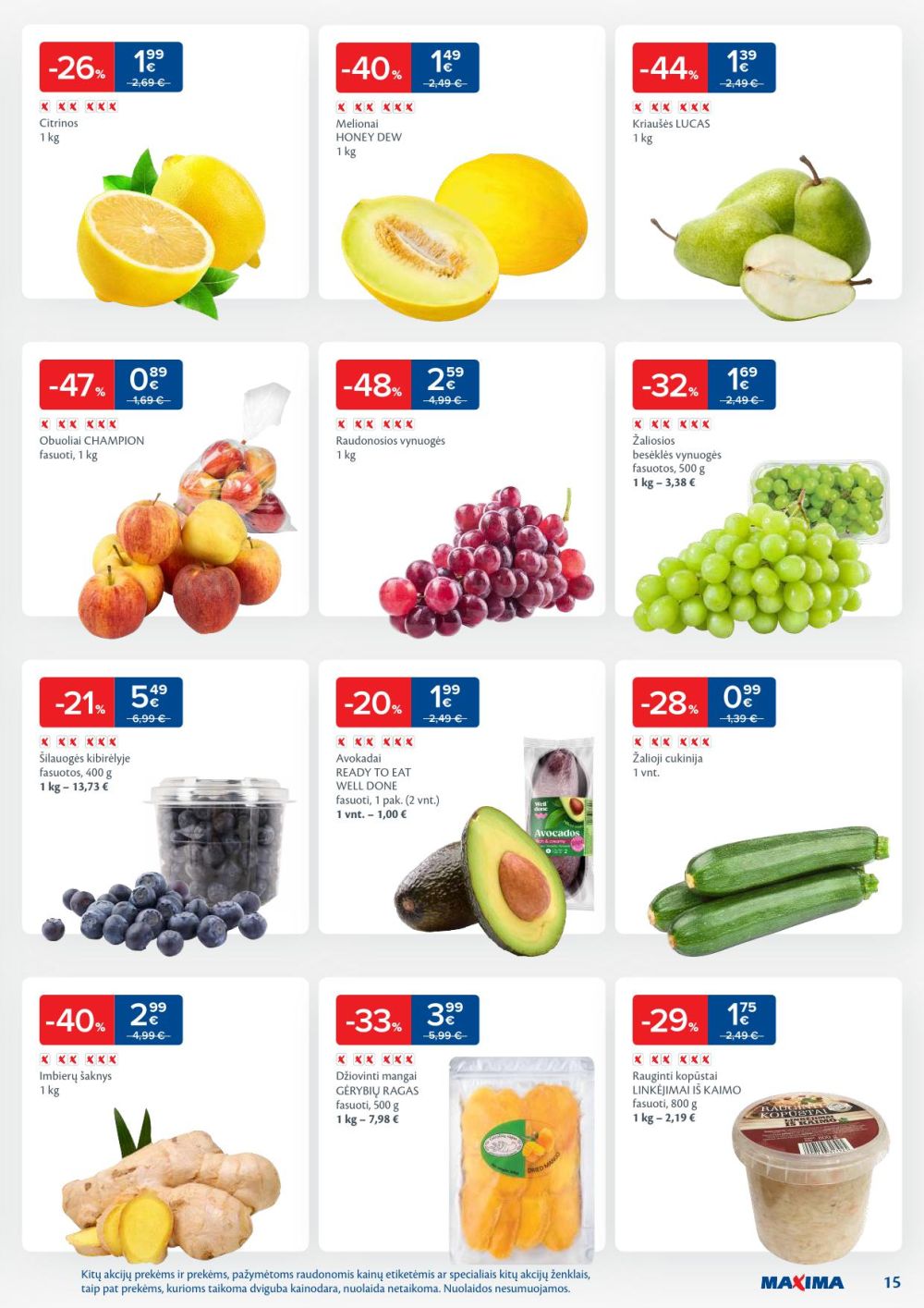 MAXIMA - Kaininis leidinys Nr.44 (2025 10 28 - 2025 11 03) | 15